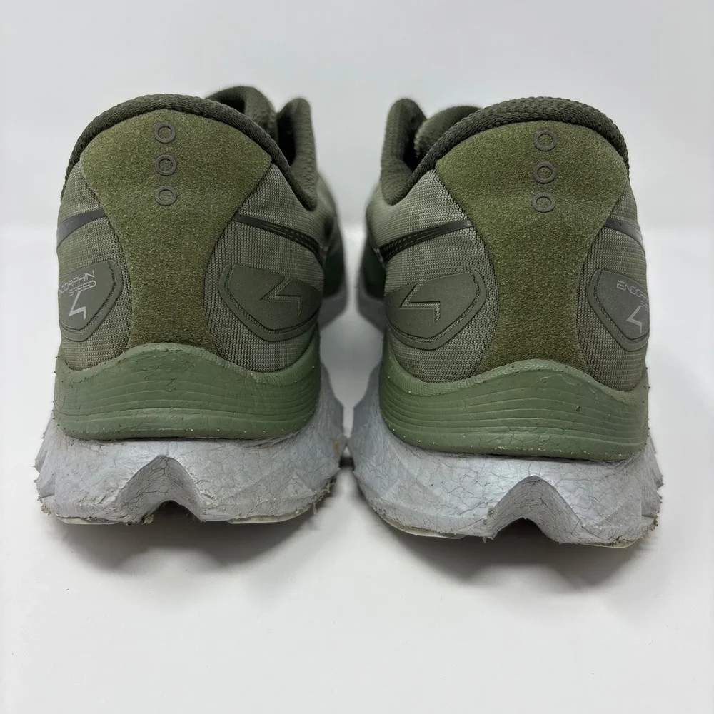Saucony Endorphin Speed 4 Mens Size 13 Olive Green Running Shoes (S20940-36)